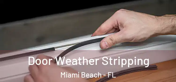  Door Weather Stripping Miami Beach - FL