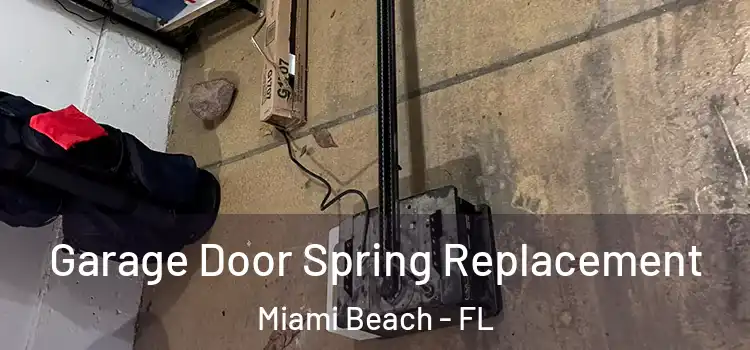  Garage Door Spring Replacement Miami Beach - FL