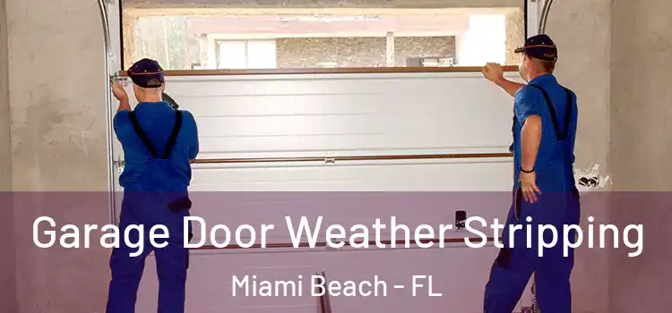  Garage Door Weather Stripping Miami Beach - FL