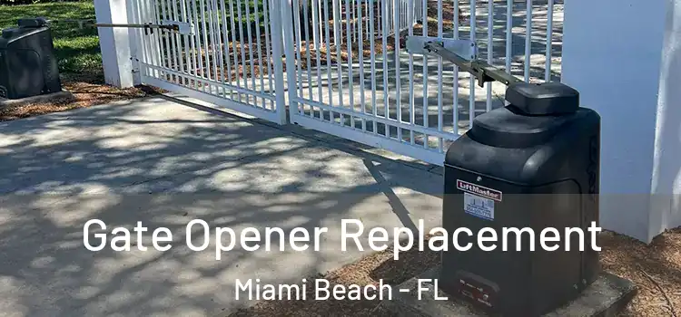  Gate Opener Replacement Miami Beach - FL