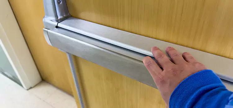 Installing a Push Bar on a Door Miami Beach